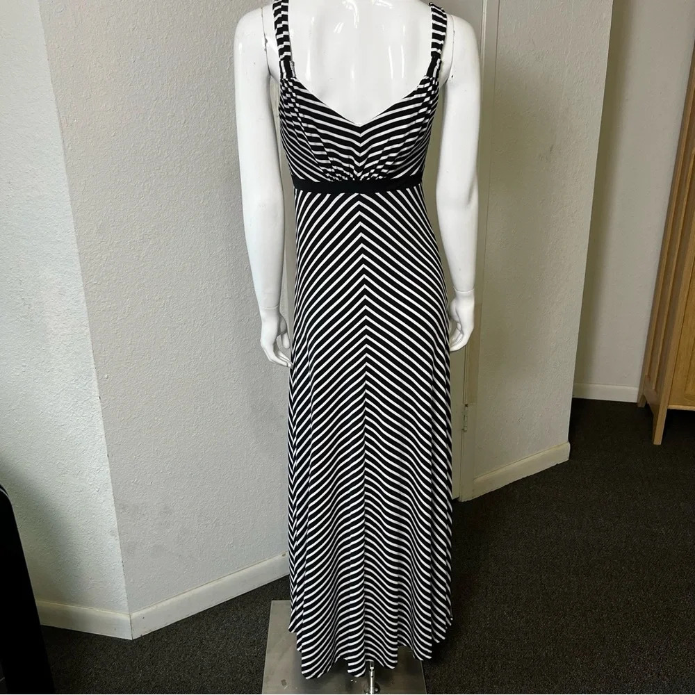 WHBM Striped Maxi Dress Sz S - Picture 5 of 7